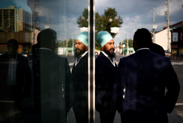 Canadian leader Jagmeet Singh. Credit: Reuters/Mark Blinch