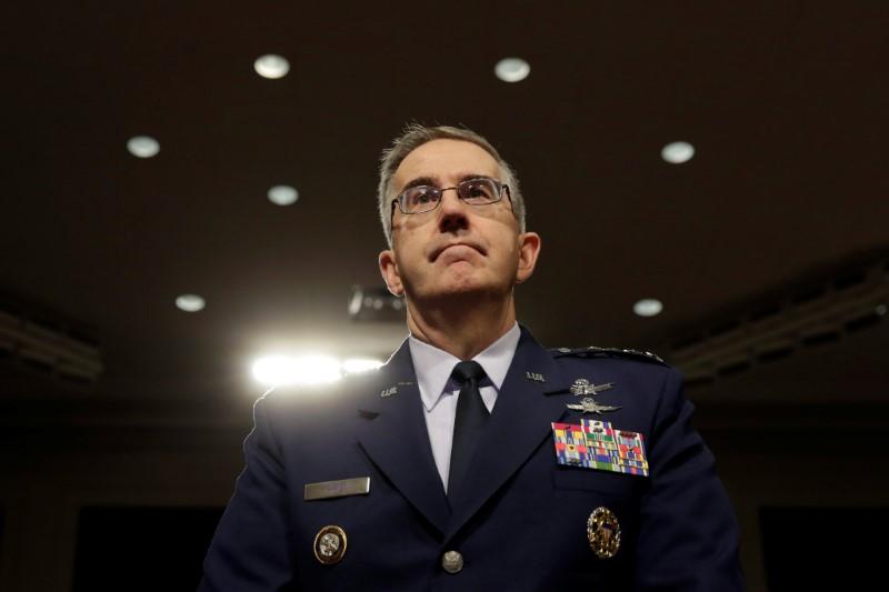 US Air Force General John Hyten. Credit: Reuters/Yuri Gripas/Files